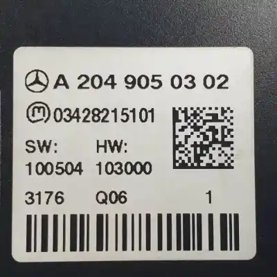 İkinci el araba yedek parçası çok fonksiyonlu kontrol için mercedes clase c (w204) berlina 642834 oem iam referansları a2049050302  