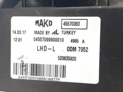 Second-hand car spare part left headlight for citroen nemo (vu) fhy oem iam references 520635920  45570383