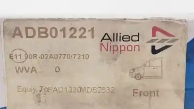 Second-hand car spare part brake pads for fiat i doblò (119) 223a6000 oem iam references adb01221  