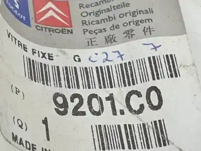 Peça sobressalente para automóvel em segunda mão vidro custódia triangular frente esquerdo por citroen c3 kfv(tu3jp) referências oem iam 9201c0  