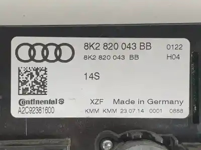 Автозапчастина б/у клімат-контроль для audi a5 cabriolet (8f7) cglc посилання на oem iam 8k2820043  