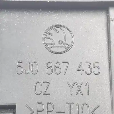 Автозапчасти б/у управление задними правыми стеклами за skoda fabia combi (5j5) cbzb ссылки oem iam 5j0867435  