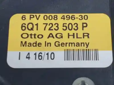 Автозапчастина б/у пotенціометр для skoda fabia combi (5j5) cbzb посилання на oem iam 6q1723503p 6pv00849630 