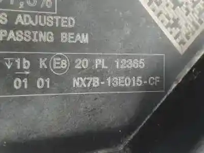 Second-hand car spare part left headlight for ford focus r0db oem iam references nx7b13e015cf  0022062406