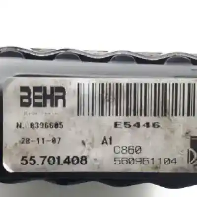 Second-hand car spare part water radiator for opel corsa d z14xep oem iam references 55701408  