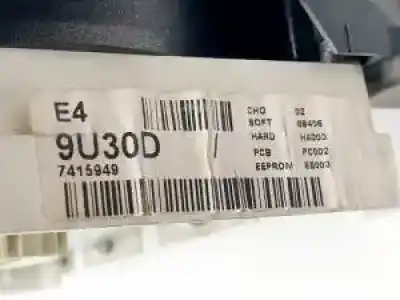 Peça sobressalente para automóvel em segunda mão quadrante por nissan note (e11e) k9k276 referências oem iam 9u30d  