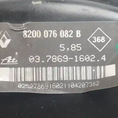 Автозапчастина б/у гальмівний серво для renault espace iv (jk0) d-g9tj7 посилання на oem iam 8200076082b 03786916024 