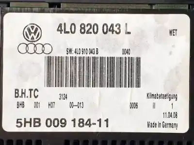 Автозапчасти б/у климат-контроль за audi q7 (4l) cas ссылки oem iam 4l0820043  