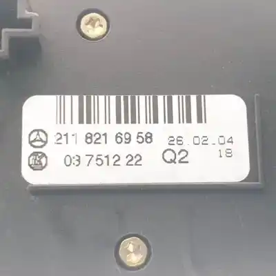 Автозапчасти б/у выключатель за mercedes-benz clase e (w211) familiar om648961 ссылки oem iam 2118216958  