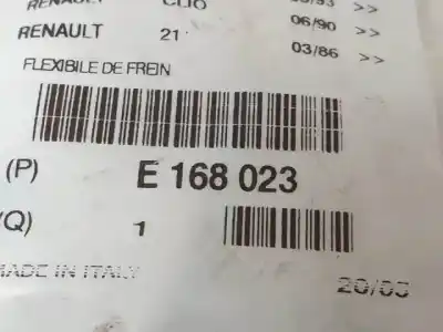 Pezzo di ricambio per auto di seconda mano tubo intercooler per renault clio ii fase i (b/cbo) f8q632 riferimenti oem iam e168023  