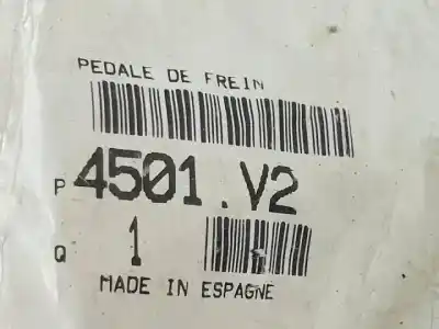 Pezzo di ricambio per auto di seconda mano pedale del freno per citroen c3 8hz riferimenti oem iam 4501v2  