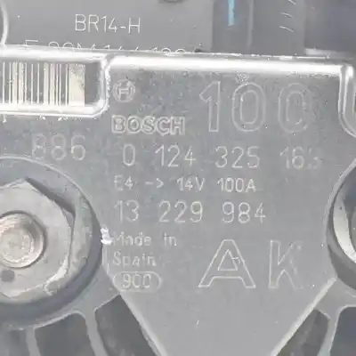 Автозапчастина б/у генератор для opel astra gtc z18xer посилання на oem iam 13229984 0124325163 