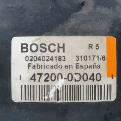 Pezzo di ricambio per auto di seconda mano servo freio per toyota yaris (ncp1/nlp1/scp1) 2szfe riferimenti oem iam 472000d040 0204024183 