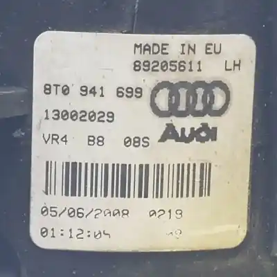 Автозапчасти б/у левая противотуманная фара за audi a5 cabriolet (8f7) cdnc ссылки oem iam 8t0941699 halogeno 89205611 
