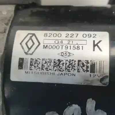 Second-hand car spare part starter motor for renault kangoo i (f/kc0) k9k704 oem iam references 8200227092 m000t91581 