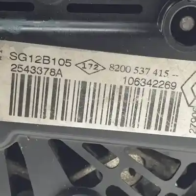 Автозапчастина б/у генератор для renault kangoo i (f/kc0) k9k704 посилання на oem iam 8200537415 sg12b105 2543378a  Автозапчастина б/у генератор для renault kangoo i (f/kc0) k9k704 посилання на oem iam 8200537415 sg12b105 2543378a