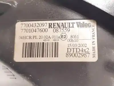 Автозапчастина б/у права фа для renault scenic (ja..) k4m700 посилання на oem iam   