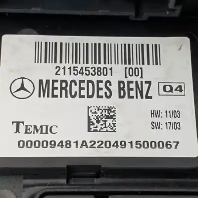 Автозапчасти б/у блок реле/предохранителей за mercedes-benz clase e (w211) familiar 648961 ссылки oem iam 2115453801  