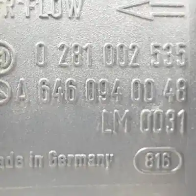 Автозапчасти б/у расходомер воздуха за mercedes-benz clase e (w211) familiar 648961 ссылки oem iam a6460940048 0281002535 