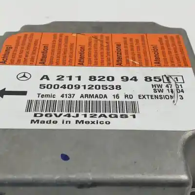 Автозапчасти б/у блок управления подушками безопасности за mercedes-benz clase e (w211) familiar 648961 ссылки oem iam a2118209485  