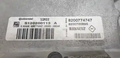Second-hand car spare part ecu engine control for renault twingo d7f800 oem iam references s120200113a 8200774747 8200700695 
