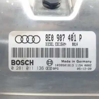 Second-hand car spare part ecu engine control for audi a6 berlina (4b2) bfc oem iam references 0281011136  1039s01813