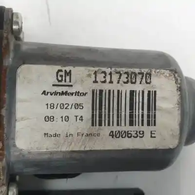 Second-hand car spare part passenger side right window regulator for opel combo z17dth oem iam references 13173064  