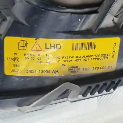 Pezzo di ricambio per auto di seconda mano faro anteriore sinistro per ford focus c-max (cap) d-g8da riferimenti oem iam 3m5113006ah halogeno 1ee27060001 