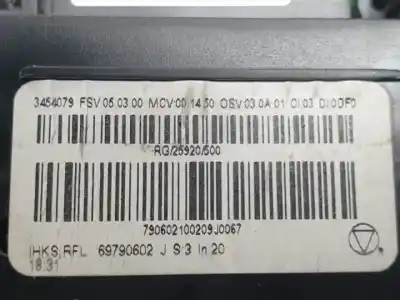 Second-hand car spare part heating / air conditioning control panel for mini mini (r56) d/9hz oem iam references 69790602  