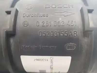 Pezzo di ricambio per auto di seconda mano misuratore di flusso per chrysler voyager (rg) enr riferimenti oem iam 05293155ab 0281002451 