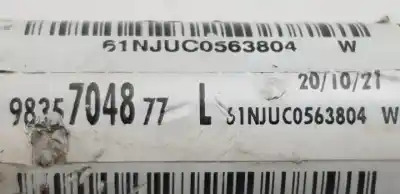 Peça sobressalente para automóvel em segunda mão coluna de direcção por citroen c3 hm05 referências oem iam 9835704877  
