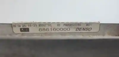 Peça sobressalente para automóvel em segunda mão radiador de água por citroen c3 hm05 referências oem iam p9684522780 886160000 95007t01 