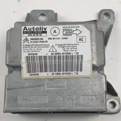 Peça sobressalente para automóvel em segunda mão Centralina De Airbag por PEUGEOT PARTNER (S2) 9H03 Referências OEM IAM 608990600 9665250180 