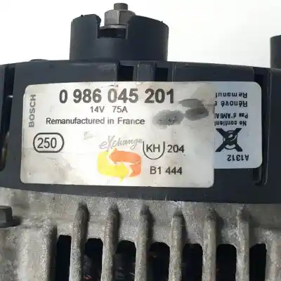 Автозапчасти б/у генератор за renault clio ii fase i (b/cbo) d7f720 ссылки oem iam 0986045201  