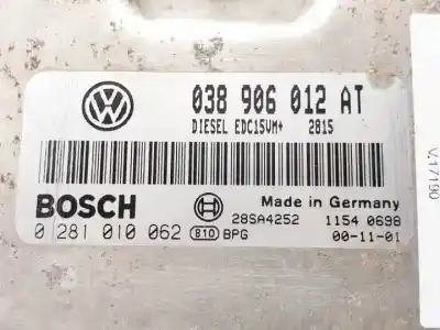 Автозапчасти б/у блок управления двигателем за seat toledo ii (1m2) 1.9 tdi ссылки oem iam 0281010062  