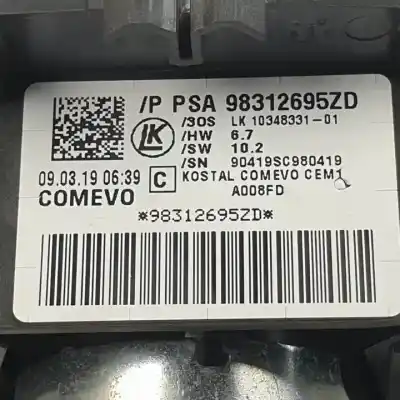 Автозапчастина б/у управління світлом для citroen c4 cactus hnp посилання на oem iam 98312695zd 1034833101 