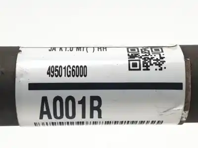 Piesă de schimb auto la mâna a doua transmisie fatã dreapta pentru kia picanto (ja) g3la referințe oem iam 49501g6000  