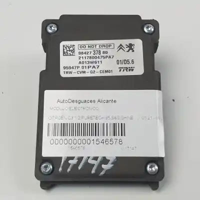 Peça sobressalente para automóvel em segunda mão módulo eletrônico por citroen c3 hm05 referências oem iam 9842737880