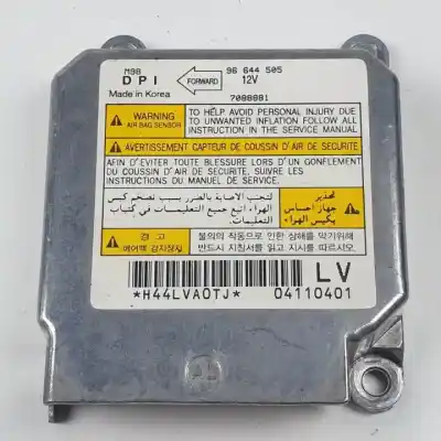 Peça sobressalente para automóvel em segunda mão Centralina De Airbag por CHEVROLET MATIZ (M200) F8CV Referências OEM IAM 7088881 96644505 