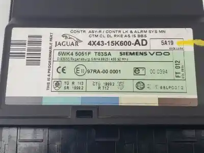 Pezzo di ricambio per auto di seconda mano modulo comfort per jaguar x-type i (x400) 2.5 v6 a las 4 ruedas riferimenti oem iam 4x4315k600ad 5wk45051f 