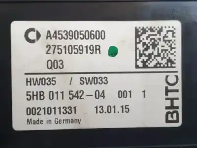 Автозапчастина б/у клімат-контроль для smart forfour m281920 посилання на oem iam a4539050600 275105919r 5hb01154204 