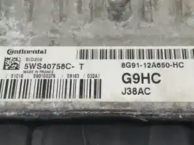 Second-hand car spare part ecu engine control for ford galaxy (ca1) qxwc oem iam references 5ws40758c 8g9112a650hc 