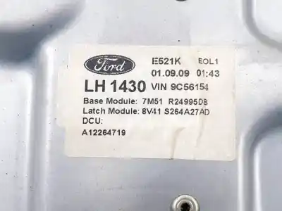 Peça sobressalente para automóvel em segunda mão elevador de vidros traseiro esquerdo por ford kuga (cbv) g6dg referências oem iam 7m51r045h23a  