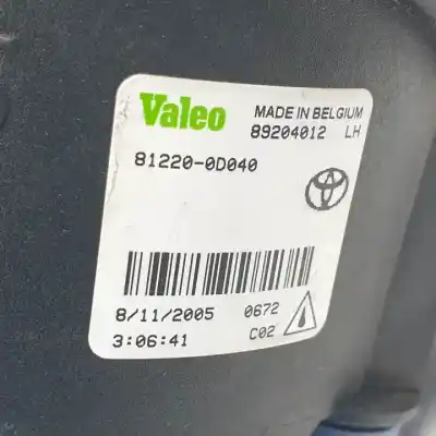 Автозапчастина б/у ліва протитутмана для toyota rav 4 (a3) 1azfe посилання на oem iam 89210657 812200d040 