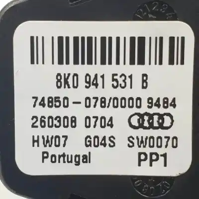 Peça sobressalente para automóvel em segunda mão comutador de luzes por audi a4 berlina (b8) caga referências oem iam 8k0941531b  