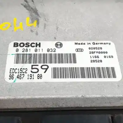 Second-hand car spare part ecu engine control for citroen c8 rht.rhw.rhm oem iam references 0281011032 9646719180 