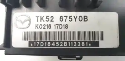 Автозапчастина б/у електронний модуль для mazda cx-5 (ke, gh) 2.0 (keefw) посилання на oem iam tk52675y0b  