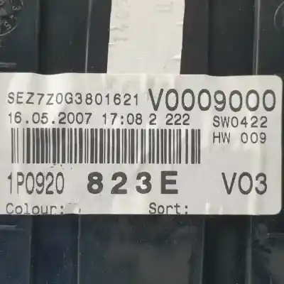 Peça sobressalente para automóvel em segunda mão quadrante por seat leon (1p1) bse.bsf.ccsa.cmxa referências oem iam 1p0920823e 110080280025 