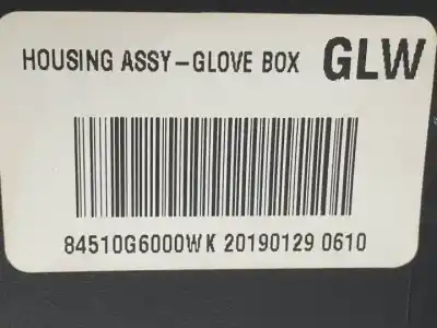Pezzo di ricambio per auto di seconda mano scatola di guanti per kia picanto (ja) g3la riferimenti oem iam 84510g6000wk  