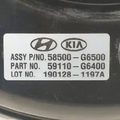 Second-hand car spare part brake servo for kia picanto (ja) g3la oem iam references 58500g6500 59110g6400 